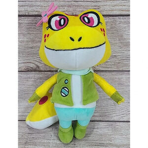 Creator Ink Plush Gecko Stuffed Animal Toy Yellow Pink Spots Soft 9" 2023